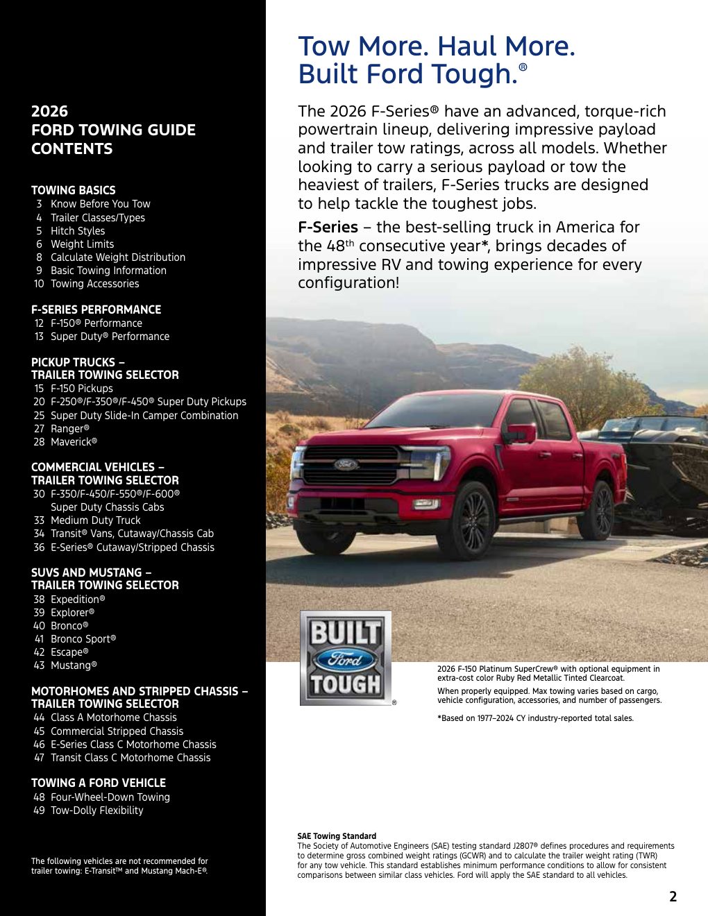 2026 Towing Guide page 2