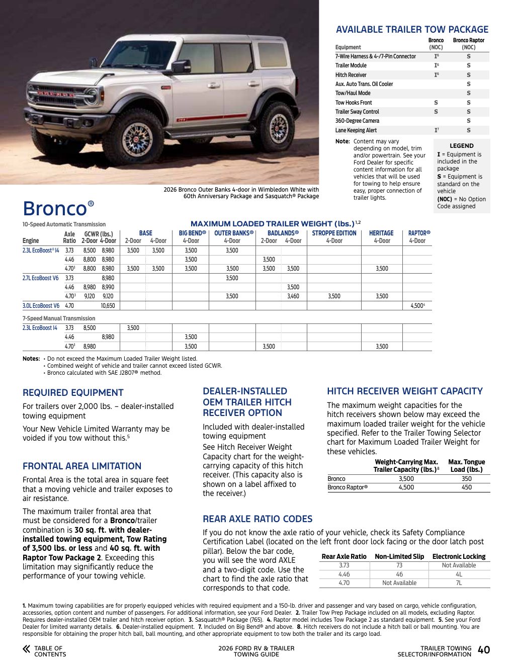 2026 Towing Guide page 40