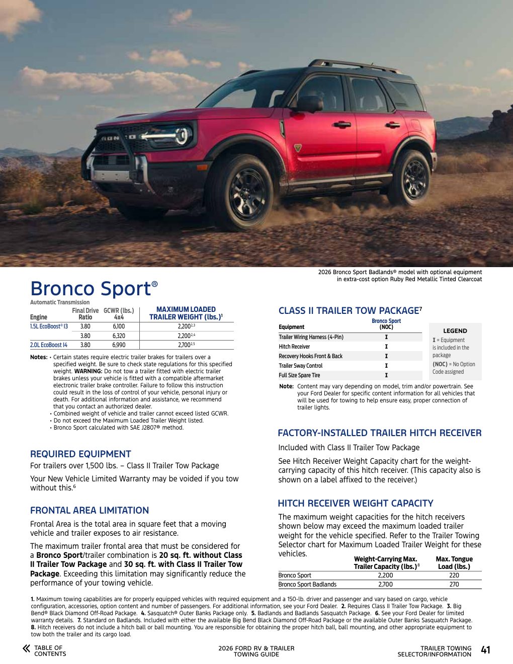 2026 Towing Guide page 41