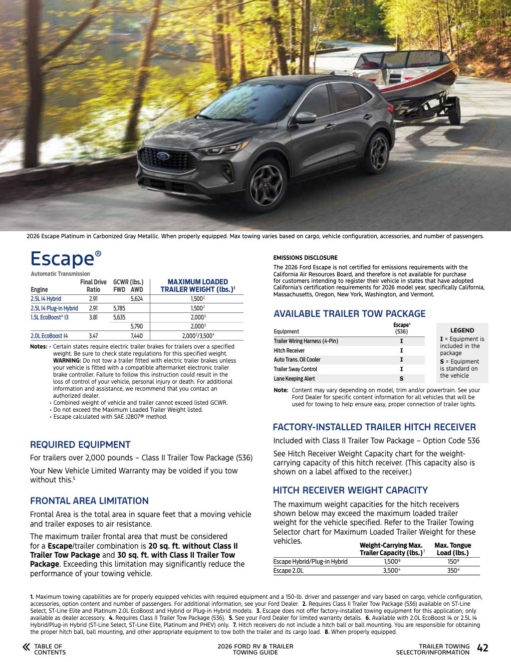 2026 Towing Guide page 42
