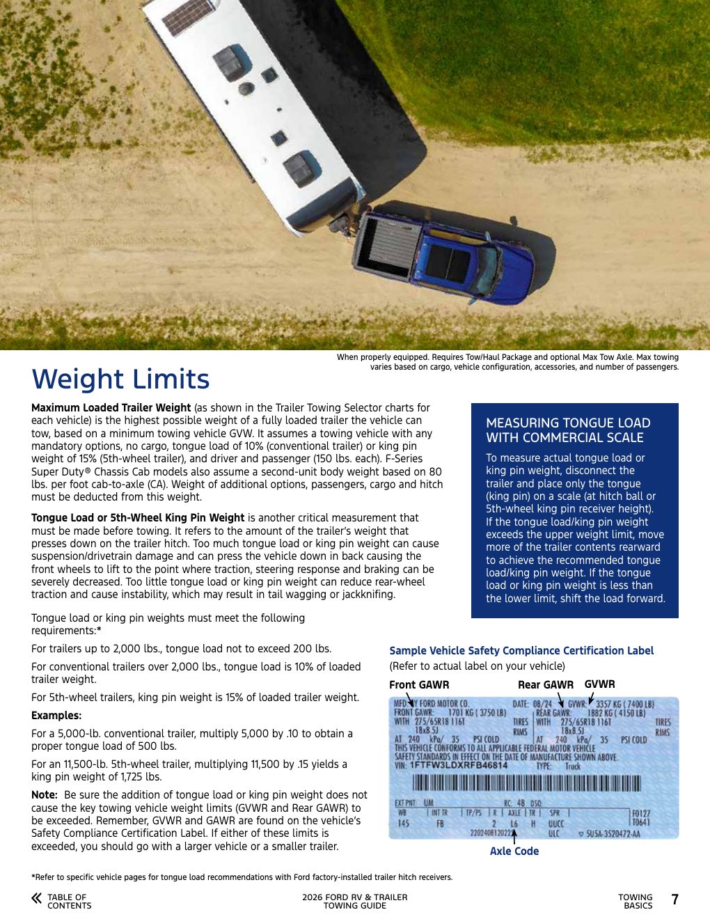 2026 Towing Guide page 7